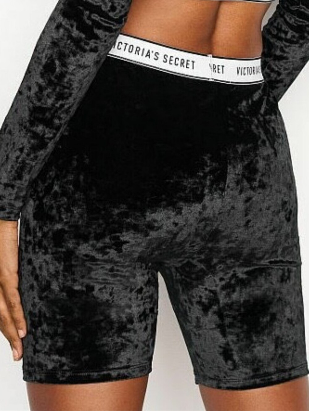 Victorias Secret - Womens Velvet Bike Shorts XS